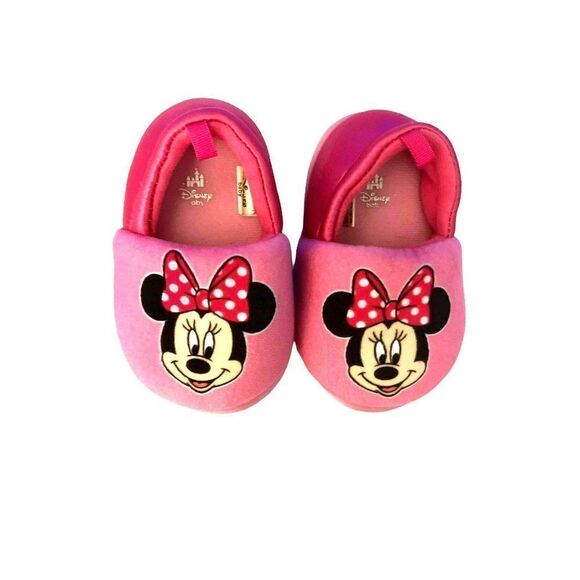 Disney Toddler Minnie Mouse Slippers (5) - Picture 1 of 3